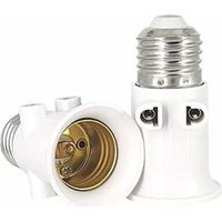 E27-fassung Auf Steckdosenadapter, Lampenstecker-konverter (2 Stück), Lampenfassung Auf Standard-steckdose