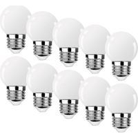 10er-pack E27 3w G45 Led-lampen In Warmweiß, Nicht Dimmbar, 360° Abstrahlwinkel, Mini-kugellampen Für Den Innenbereich