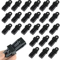 Set Mit 24 Verstellbaren Clips Für Planen Und Zelte, Robuste Klemmen Für Markisen, Wohnwagen, Camping Und Outdoor-aktivitäten