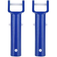 Set Mit 2 V-förmigen Griffen Für Poolbürstenköpfe, Blaue Ersatzteile, Robuste Befestigungsclips Für Die Wartung