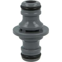Schnellkupplungs-schlauchverbinder 3,5 Cm Innengewinde, Grauer Abs-kunststoff, Wasserdicht, Für Die Verbindung Zweier Schläuche