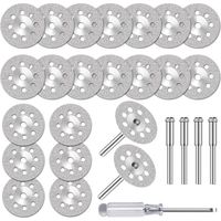 20 Mini-diamantscheiben (3 Mm) Für Dremel, Stein-, Glas- Und Keramikbearbeitung, Präzises Und Langlebiges Schneidzubehör
