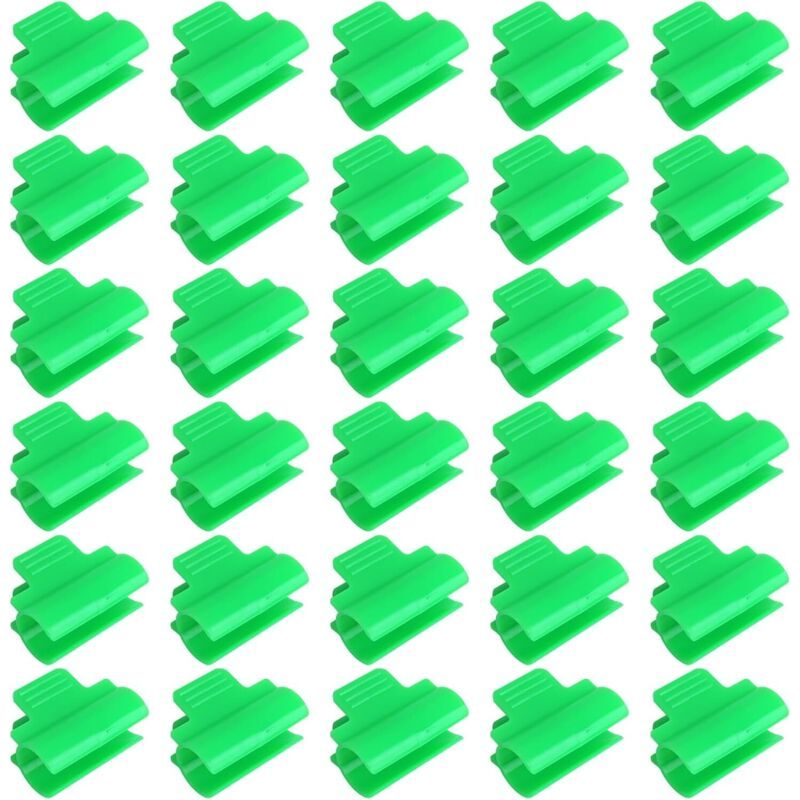 30 Kunststoffclips Für Gewächshausfolie, Befestigungsclips Für Gartengewächshausfolie, Bänder Für Schattierungsnetze, Tunnel Und Anzuchtrahmen