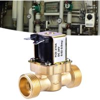 3/4 Zoll Dc 24v Magnetventil Aus Messing, Normalerweise Geschlossen, Für Wassersteuerung