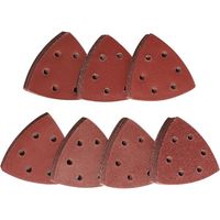 Packung Mit 70 Dreieckigen Klett-schleifscheiben (90 Mm) Für Delta-schleifmaschinen, Körnung 60 Bis 400, Selbstklebendes Schleifpapier Zum Holzschleifen