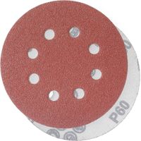 Packung Mit 100 Schleifscheiben (125 Mm, Körnung 60) Zum Schleifen, Polieren Und Entrosten Von Holz Und Metall