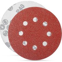 Packung Mit 100 Schleifscheiben, Körnung 40, 125 Mm, Zum Schleifen, Polieren Und Entrosten