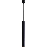 Minimalistische Nordische Pendelleuchte, 30 Cm, Schwarz, Moderne Lange Röhren-deckenleuchte Für Kücheninsel Und Esszimmer, Warmweißes Licht (4000 K)
