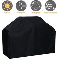Wasserdichte Und Winddichte Grillabdeckung Aus Uv-beständigem Oxford-gewebe Für Außengrills, 145 X 61 X 117 Cm