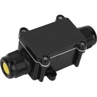 Ip68 Wasserdichte Außenanschlussdose, 2-wege-kabelverbinder, Luftdichte Elektrische Anschlussdose Für Den Garten