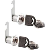 Set Mit 2 Schlüsselschlössern Für Schränke Und Schubladen, 20 Mm Universal-aufbewahrungsschlösser, Sicherheit Für Werkzeugkästen Und Wohnmobile