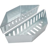 Set Mit 2 Edelstahl-kohlekörben, 37,5 Cm (14,75 Zoll), Für Grill, Anzünderhalter, Für Direkte Und Indirekte Hitze