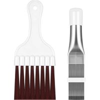 Set Mit 2 Klimaanlagen-reinigungsbürsten, Kondensatorlamellenkamm Aus Stahl, Wartungswerkzeug Für Verdampfer Und Kühler