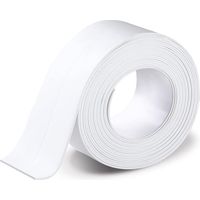 Selbstklebender Dichtungsstreifen Für Bad Und Küche, Weiße, Schimmelresistente Silikondichtung Für Dusche Und Waschbecken, 3,2 M X 3,8 Cm