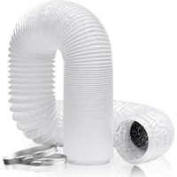 160 Mm Flexibler Aluminium-pvc-kanal, 6/8/10 M, Abluft- Und Lüftungskanal Für Wäschetrockner Vmc