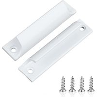 Set Mit 2 Außentürgriffen Aus Aluminiumlegierung Für Balkone Inklusive Edelstahlschrauben, Robuste Terrassentürgriffe Für Beschläge