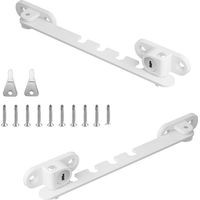 Set Mit 2 Abschließbaren Fenstersicherungen (16 Cm) – 5-positionen-fensterbegrenzer Ohne Bohren Für Pvc- Und Aluminiumfenster – Kinder- Und Haustiersicherheit