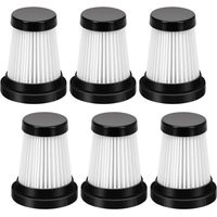 6er-pack Waschbare Hochleistungs-luftfilter Für Akku-staubsauger, Kompatibles Zubehör Für Die Serien K12, K12 Pro Und K13