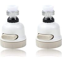 Set Mit 2 Um 360° Drehbaren Küchenarmatur-luftsprudlern, Wassersparfunktion Mit Spritzschutzfilter, Einfach Zu Installierender Universal-luftsprudler