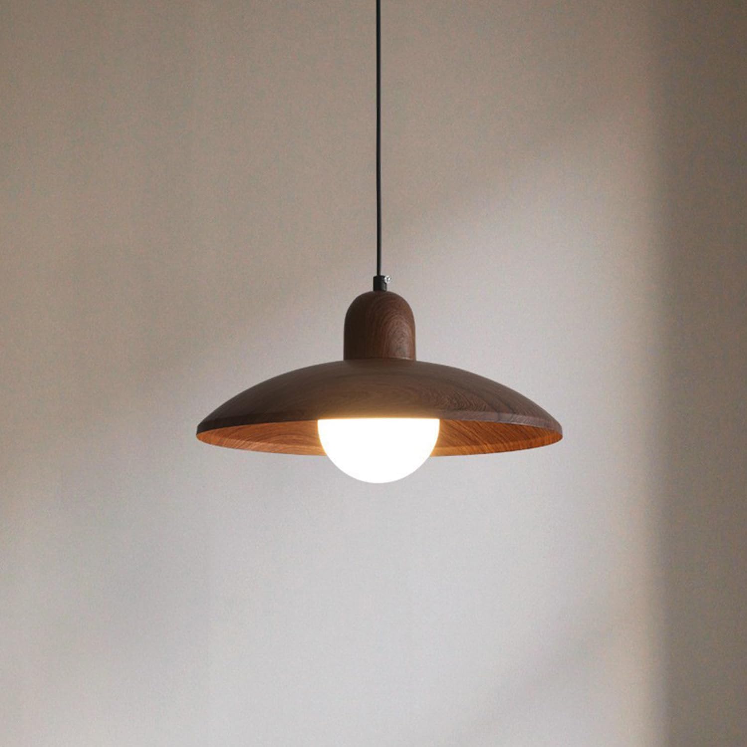 Nordische Industrie-hängeleuchte Aus Lackiertem Metall, Robustes Und Minimalistisches Design, Verstellbares Kabel, Ideal Für Küche, Esszimmer Und Schlafzimmer (leuchtmittel Nicht Enthalten).
