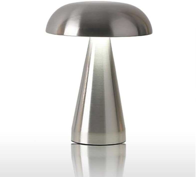 Moderne Pilz-tischleuchte, 3-farbige Beleuchtung, Usb-aufladbar, Multifunktionale Wohndekoration Und Ideales Geschenk