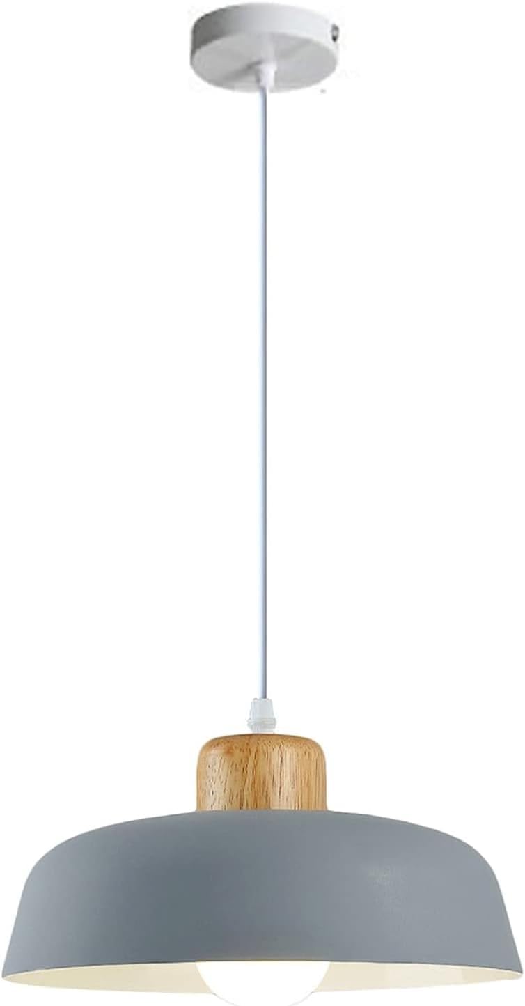 Designer-pendelleuchte Aus Metall Und Massivholz, Verstellbar, Einfach Zu Montieren, Geeignet Für Küche, Esszimmer, Wohnzimmer Und Büro