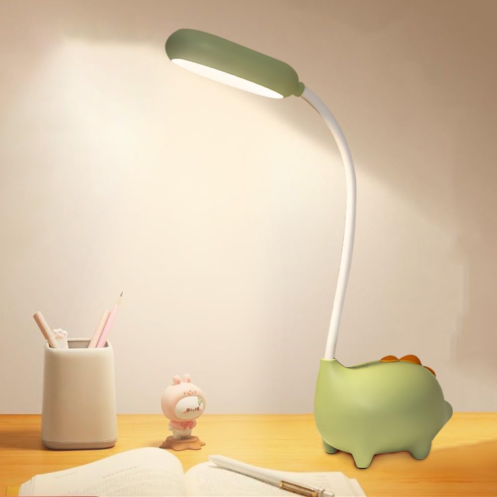 Wiederaufladbare, Kabellose Led-schreibtischlampe Für Kinder, 3 Einstellbare Helligkeitsstufen, Berührungsschalter Zum Lesen Und Lernen, Für Mädchen Und Jungen