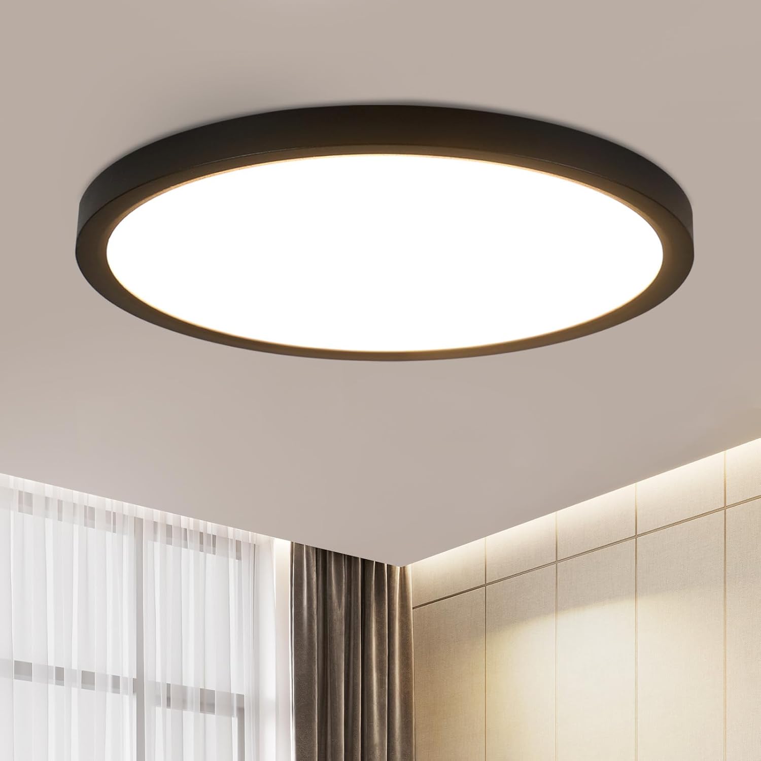 Wasserdichte 24-w-led-deckenleuchte, Hohe Energieeffizienz, 6000 K Kaltweißes Licht, Vielseitig Einsetzbar Für Den Innen- Und Halboffenen Bereich