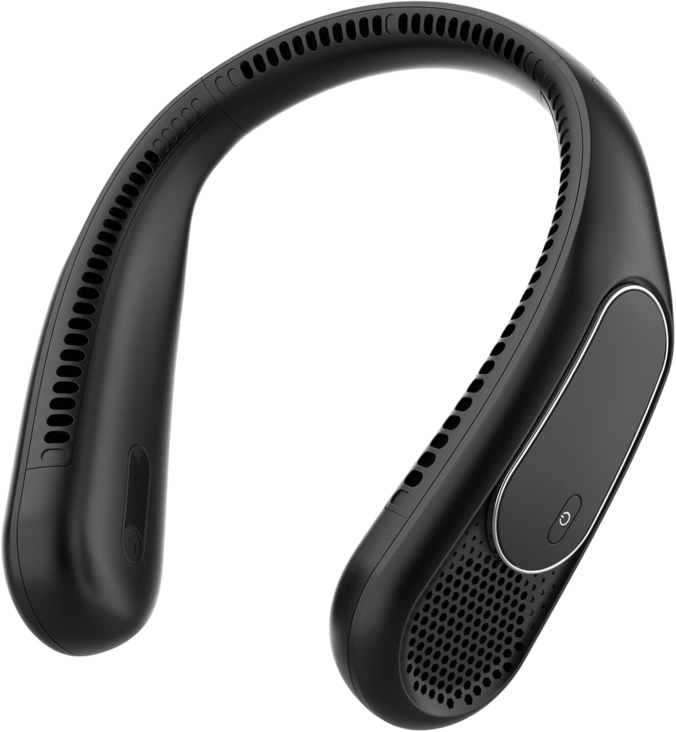 Nackenventilator, 6000-mah-akku, Ohne Rotorblätter (schwarz), Tragbarer, Per Usb Aufladbarer Nackenventilator, 4 Geschwindigkeitsstufen, Ideal Für Männer Und Frauen, Reisen, Arbeit, Drinnen Und Drauße