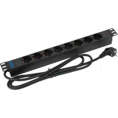 Triton RAB-PD-X02-A1 Steckdosenleiste Rack schwarz 8 Ausgänge