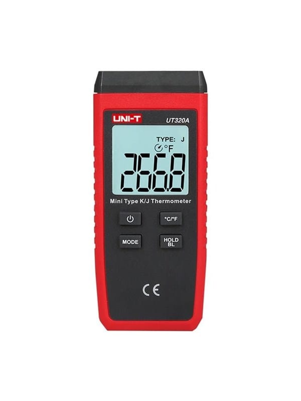 Digitalthermometer uni t kompakt leicht schwarz LCD