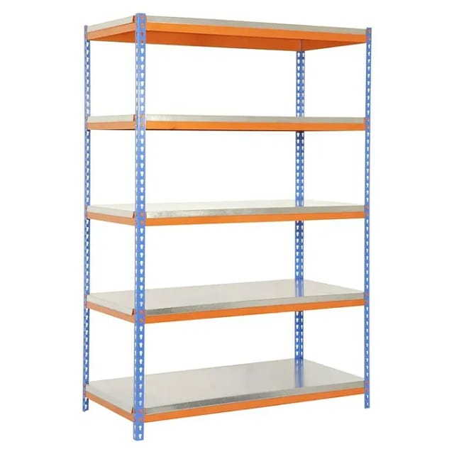Simon Rack Metallregal Blau und Orange