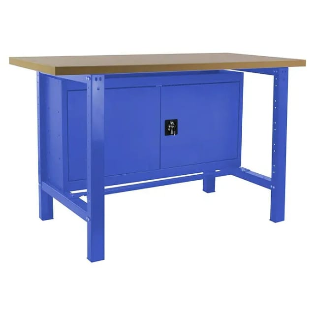 Simon Rack Arbeitstisch blau 1500 mm robust