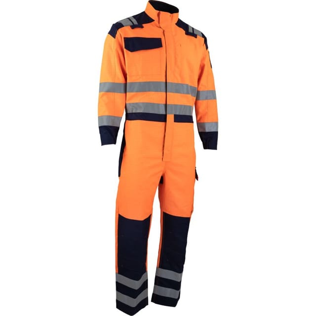 Atex Risk Pratic Overall mit hoher Sichtbarkeit - orange/blau - lma - 4156-M