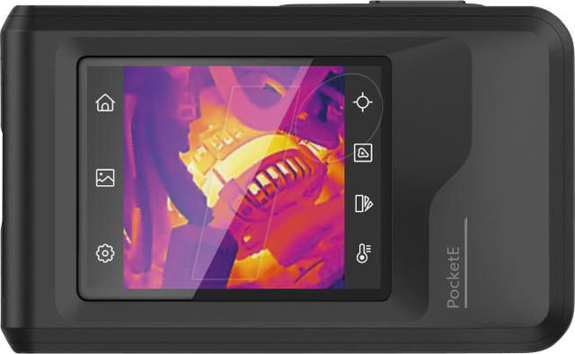 Hikmicro PocketE Wärmebildkamera schwarz für Inspektionen