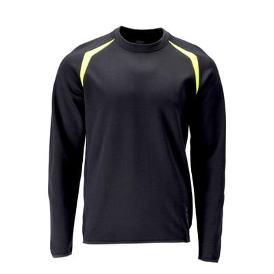Warnschutz-Sweatshirt 21584-337-01017 Gr. s schwarz/hi-viz gelb - Mascot