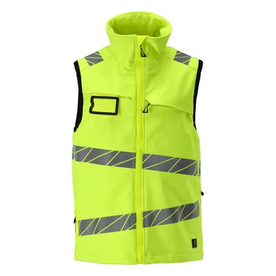 Warnschutz-Softshellweste 24065-143 Gr. l hi-vis yellow - Mascot