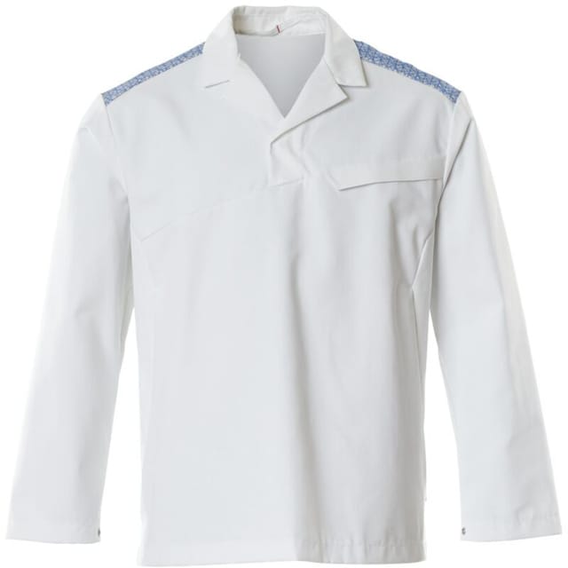 Schlupfkasack 20252 Gr. 6XL, weiss/azurblau - Mascot
