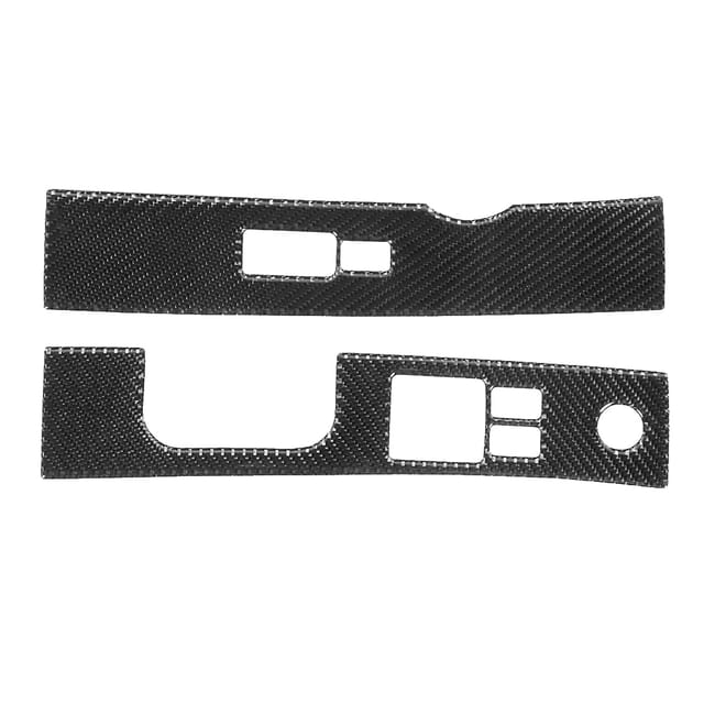 Fensterheberschalterblende aus Kohlefaser für Nissan 350Z 2006-2009 (2 Stück)