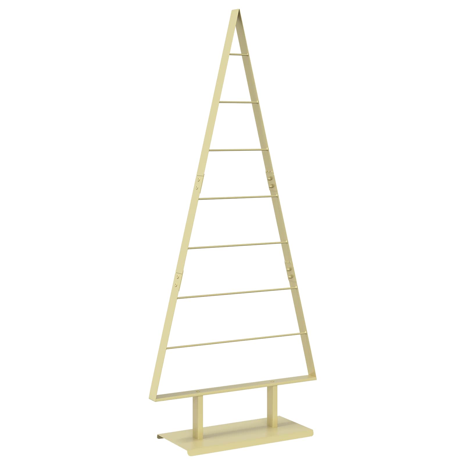 Metall Weihnachtsbaum Kuopio 150 Cm Stahl Gold Vidaxl