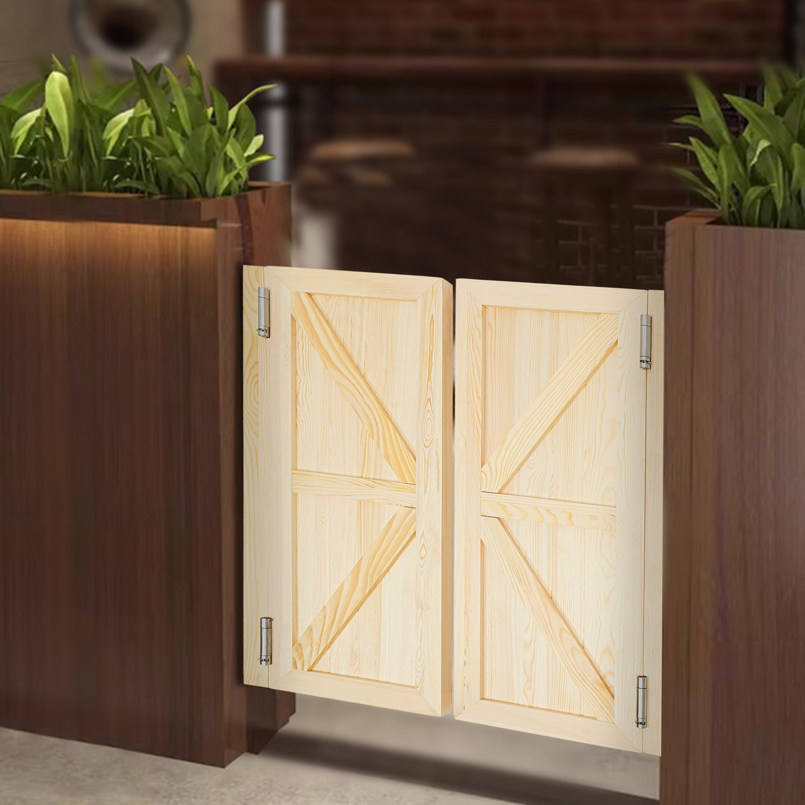 Doppelte Schwingtür, Café-schwingtüren, Schwingtür Für Küche Und Wohnzimmer, Cowboy-halbtür, Trenntür Für Den Waschraum, Halbtür (größe: B80 X H90 Cm)