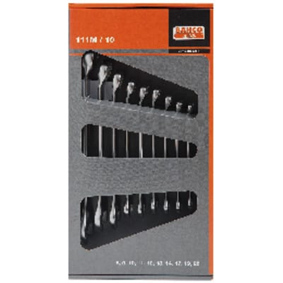 Bahco Ring-Maulschlüssel-Satz, metrisch - 10 Stk./Packung