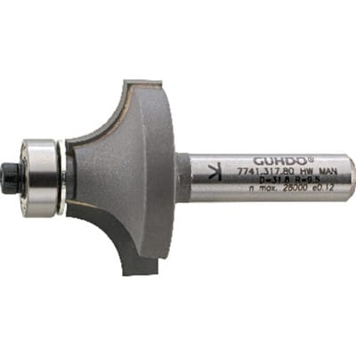 Guhdo - HW-Abrundfräser Z2 S8, D25,4