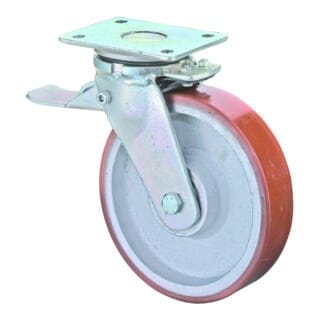 Bs Rollen - SchwerlLenkr Poly Gußfelge 200mm