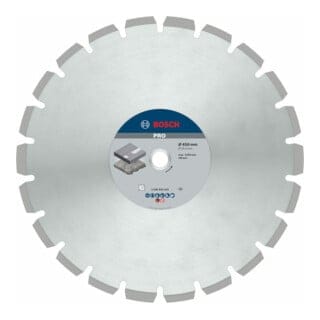 Bosch - pro Asphalt Diamanttrennscheibe, 450 x 25,4 mm