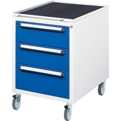 Schubladenschrank E-3-3-mobil BxTxH 490x600x690mm - RAU