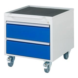 Roll-Container 7000, B580xT650xH565mm, 2x Schublade-TA - RAU