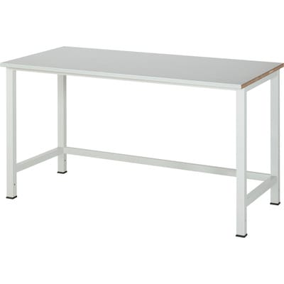 Werktisch Stahlblechbelag-Platte BxTxH 1500x800x825 mm - RAU