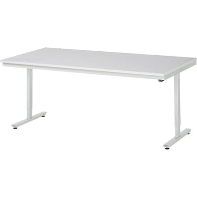 Arbeitstisch adlatus 150 elektrisch höhenverstellbar Arbeitsplatte mit Melaminharzbeschichtung 2000 mm x 1000 mm - RAU
