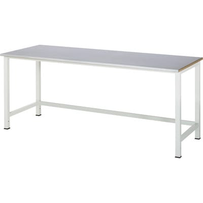 Werktisch Stahlblechbelag-Platte BxTxH 2000x800x825 mm - RAU
